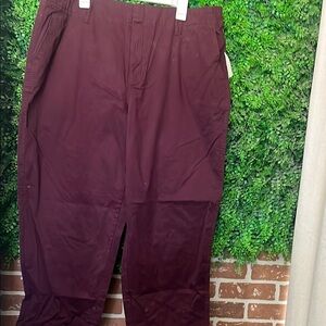 Men's Burgundy Pants